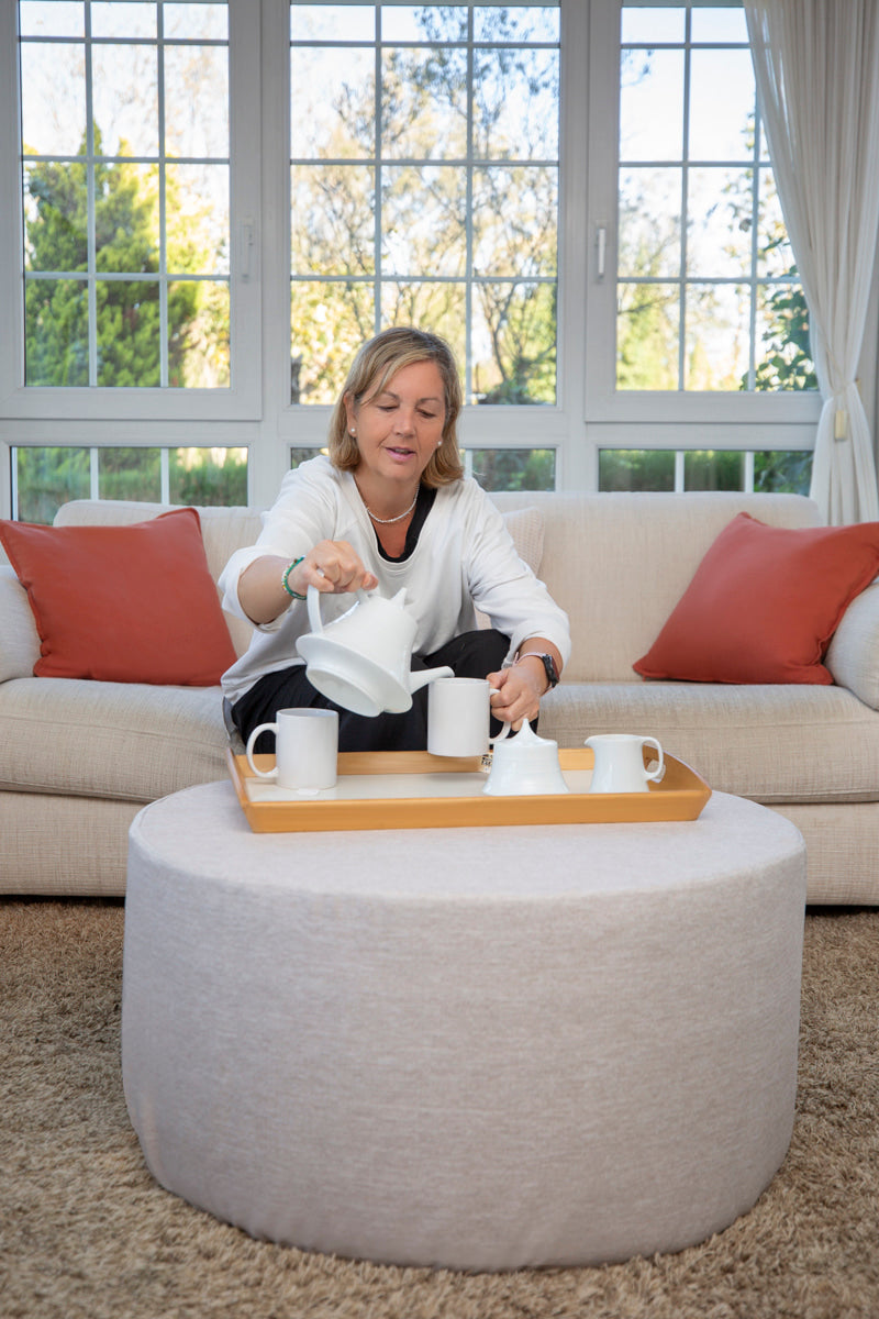 Coffee Table - Round | Perfect for Living Room, TV Room, Home Office