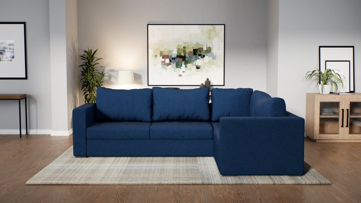 Small L Sectional - Elephant in a box